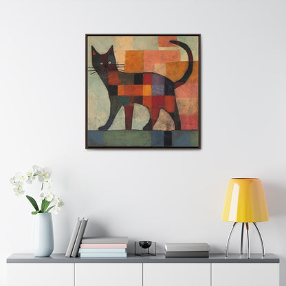 Cat 24, Gallery Canvas Wraps, Square Frame