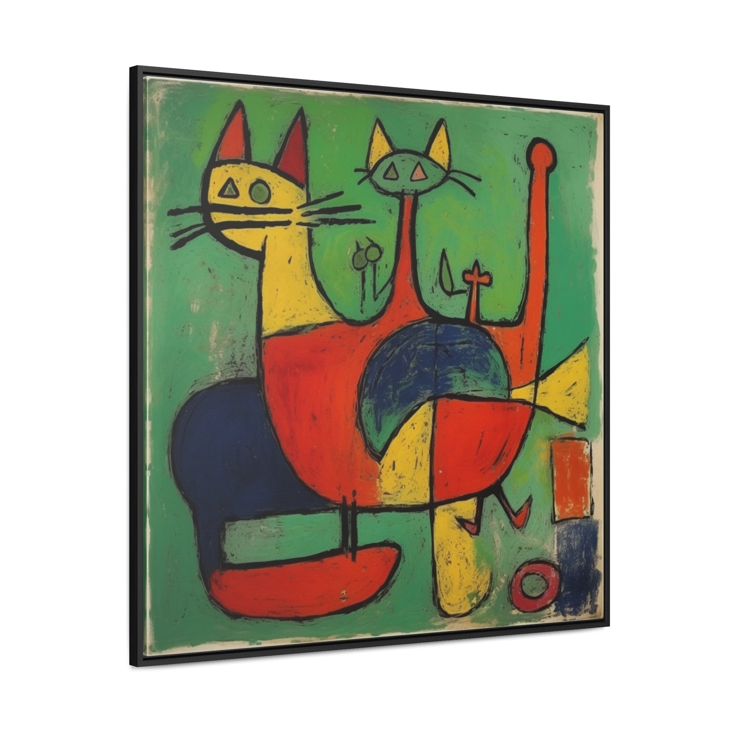 Cat 148, Gallery Canvas Wraps, Square Frame