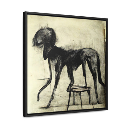 Dogs and Puppies 25, Valentinii, Gallery Canvas Wraps, Square Frame