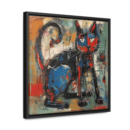 Cat 39, Gallery Canvas Wraps, Square Frame