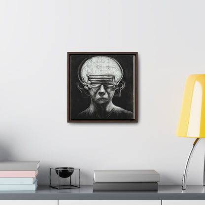 Brain 13, Valentinii, Gallery Canvas Wraps, Square Frame