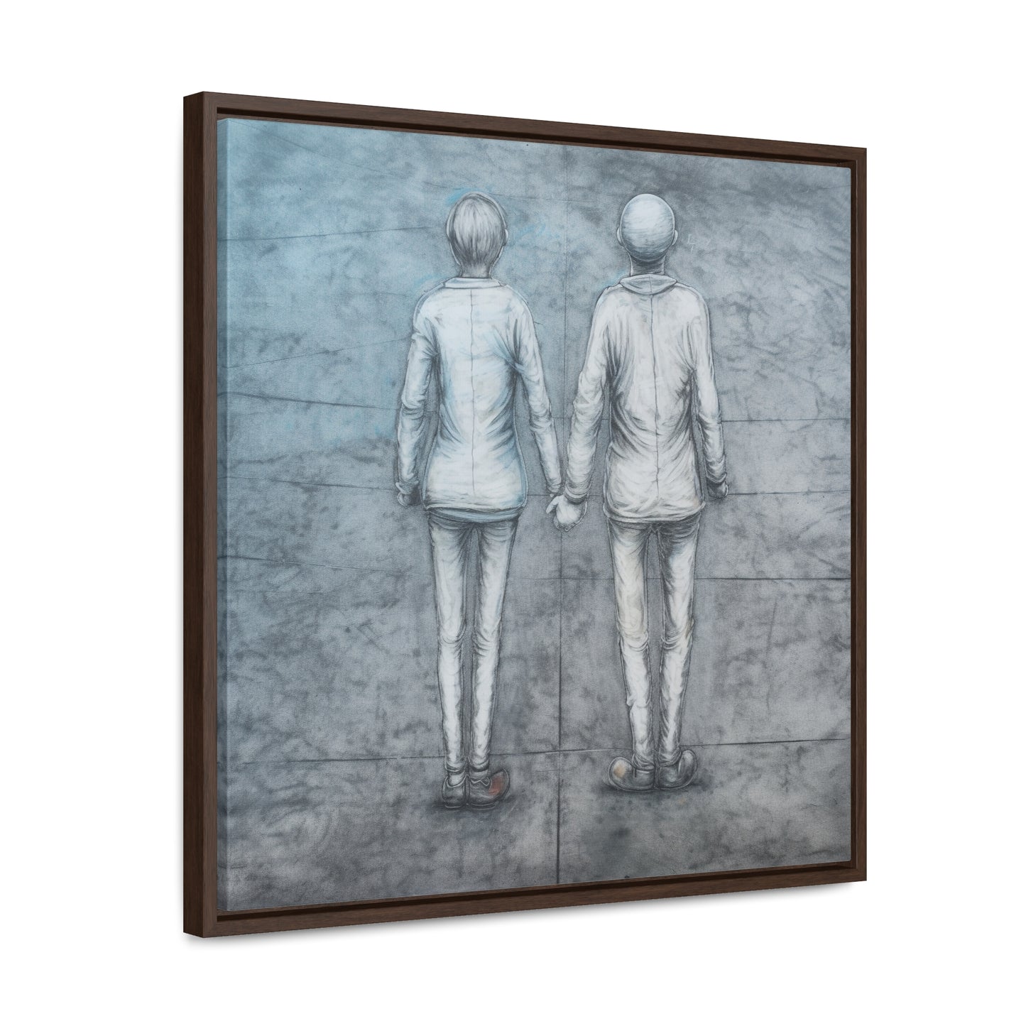 The Courage of Vulnerability, Valentinii, Gallery Canvas Wraps, Square Frame