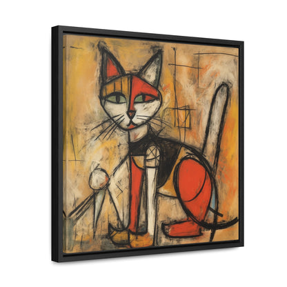 Cat 53, Gallery Canvas Wraps, Square Frame