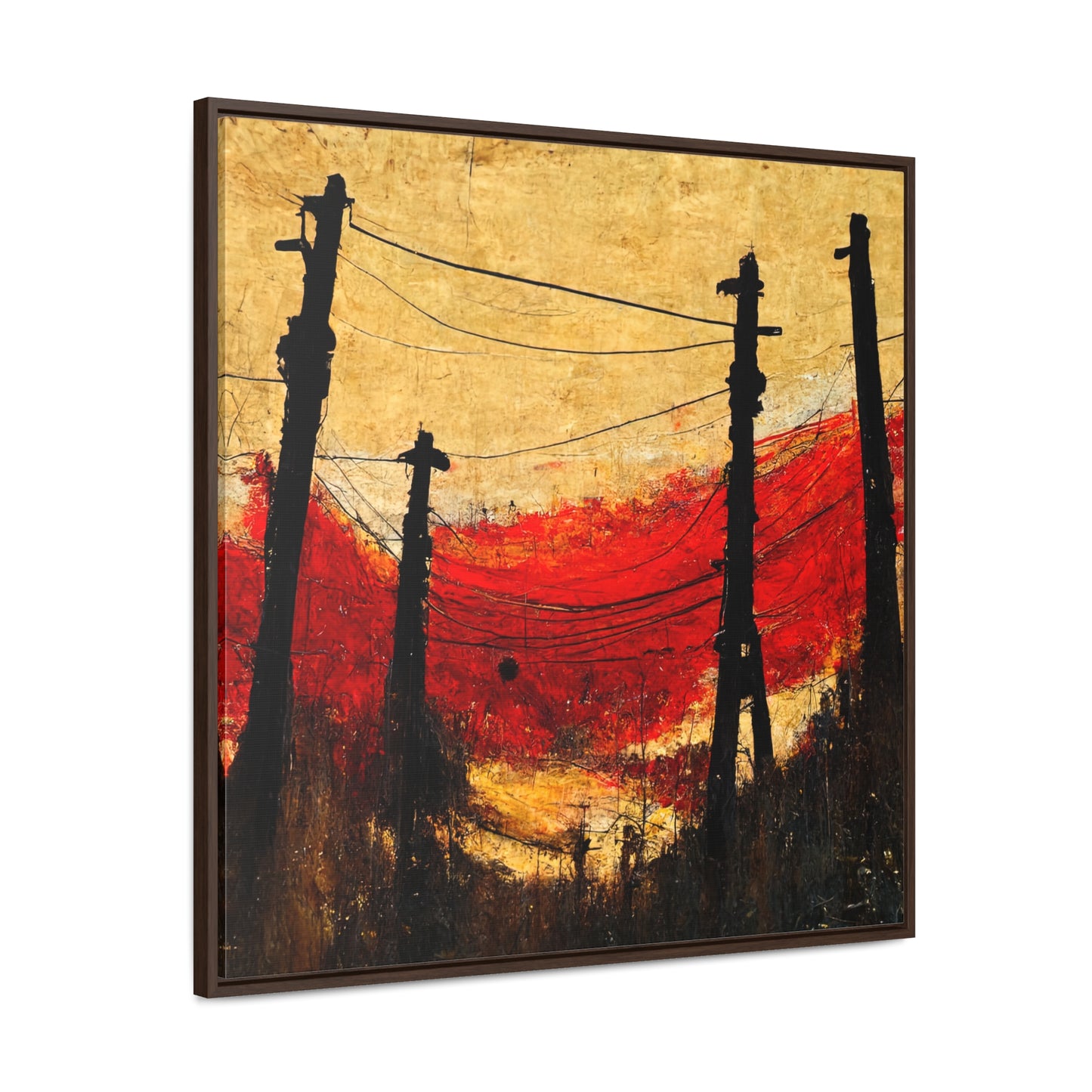 Land of the Sun 22, Valentinii, Gallery Canvas Wraps, Square Frame