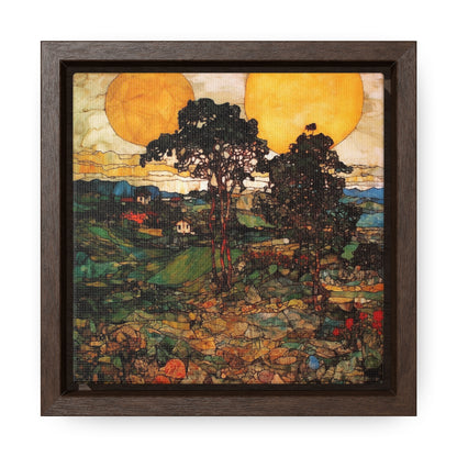 Land of the Sun 38, Gallery Canvas Wraps, Square Frame