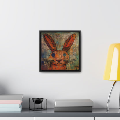 Rabbit 14, Gallery Canvas Wraps, Square Frame