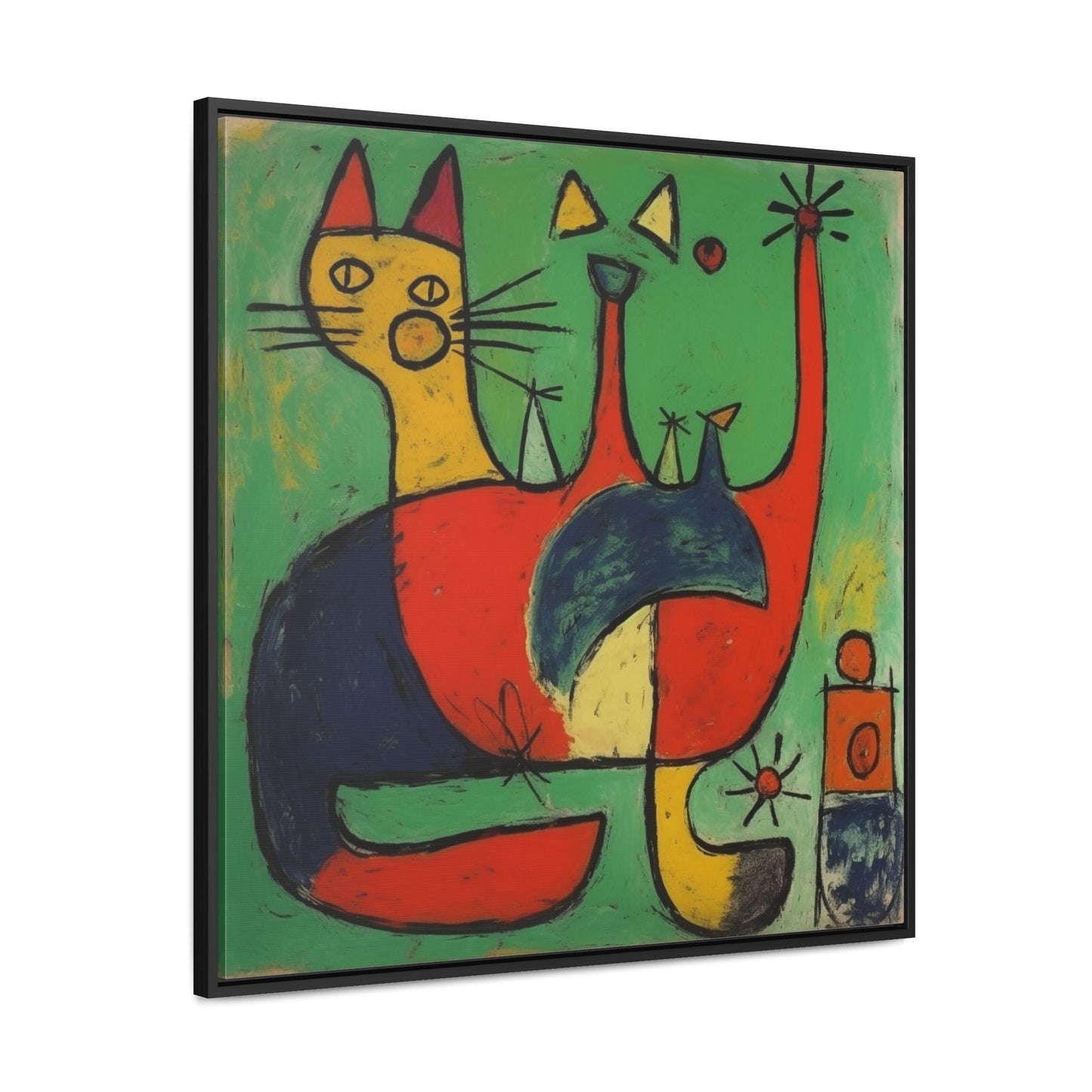 Cat 133, Gallery Canvas Wraps, Square Frame