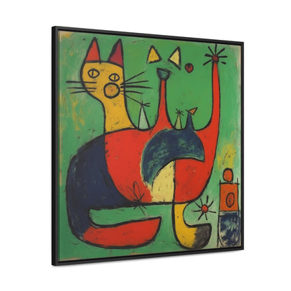 Cat 133, Gallery Canvas Wraps, Square Frame