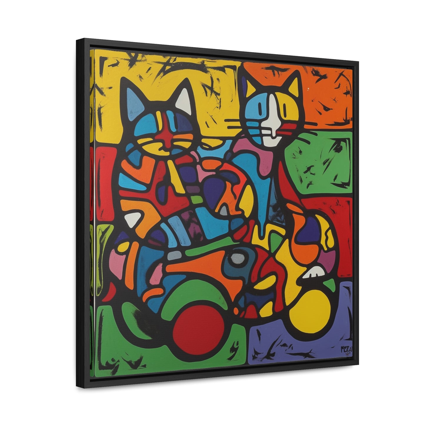 Cat 145, Gallery Canvas Wraps, Square Frame