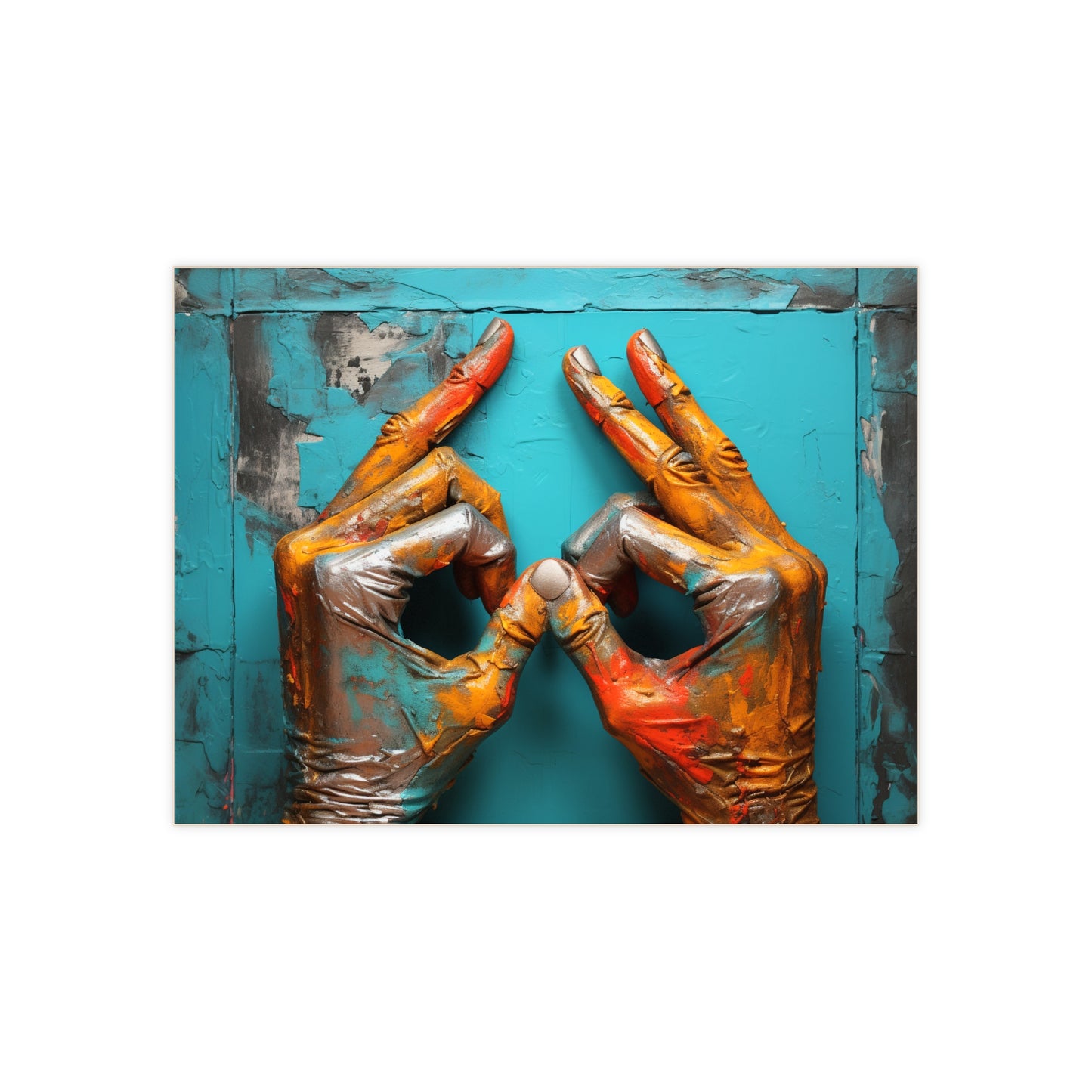 Hands 40, Ceramic Photo Tile