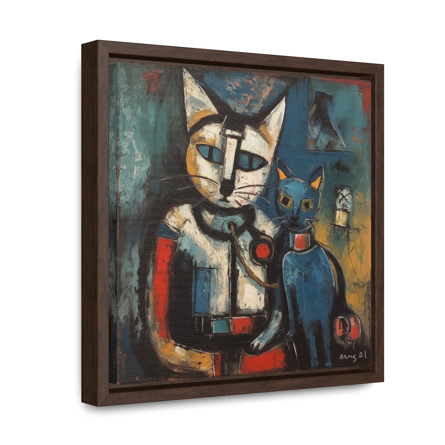 Cat 31, Gallery Canvas Wraps, Square Frame