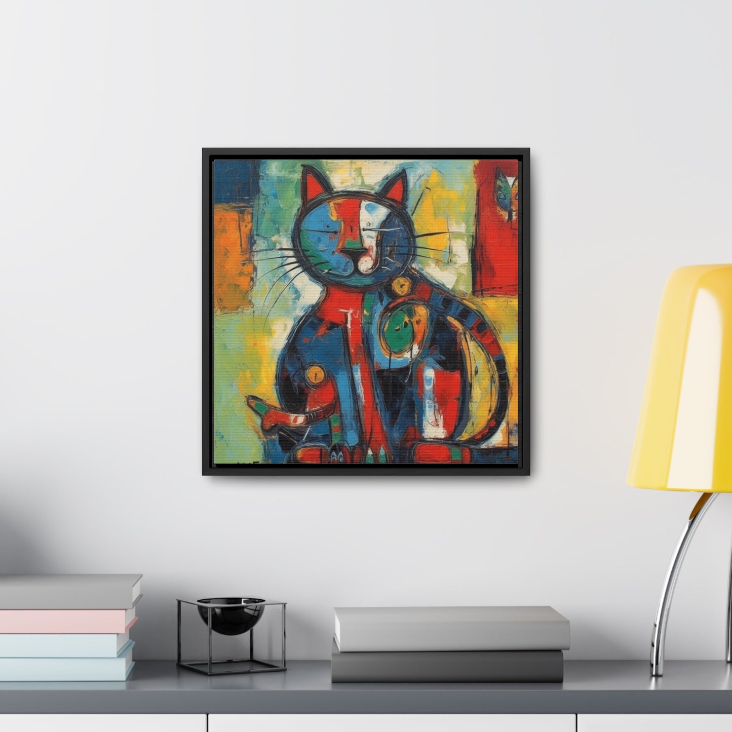 Cat 67, Gallery Canvas Wraps, Square Frame