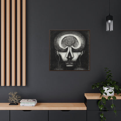 Brain 57, Valentinii, Gallery Canvas Wraps, Square Frame