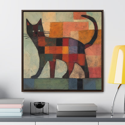 Cat 24, Gallery Canvas Wraps, Square Frame