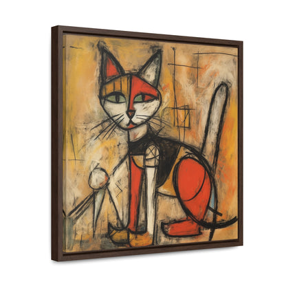 Cat 53, Gallery Canvas Wraps, Square Frame