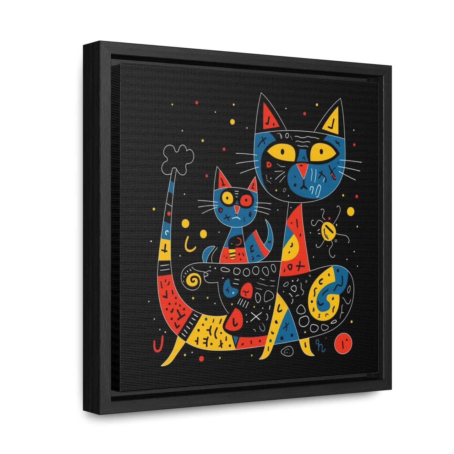 Cat 122, Gallery Canvas Wraps, Square Frame