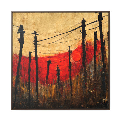 Land of the Sun 23, Valentinii, Gallery Canvas Wraps, Square Frame