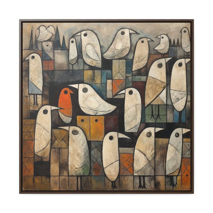 Bird 12, Gallery Canvas Wraps, Square Frame