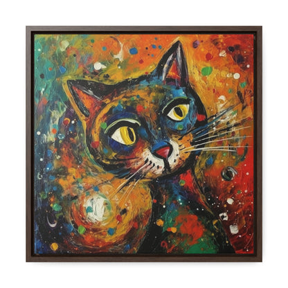 Cat 131, Gallery Canvas Wraps, Square Frame