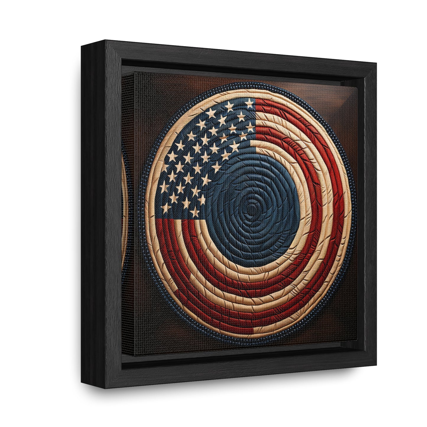 Flag 15, Gallery Canvas Wraps, Square Frame