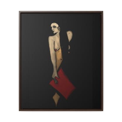 The Shadow Woman, Original Eduard Pavel, Gallery Canvas Wraps, Vertical Frame