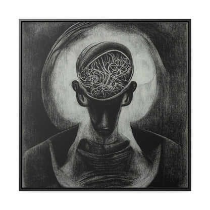 Brain, Valentinii, Gallery Canvas Wraps, Square Frame