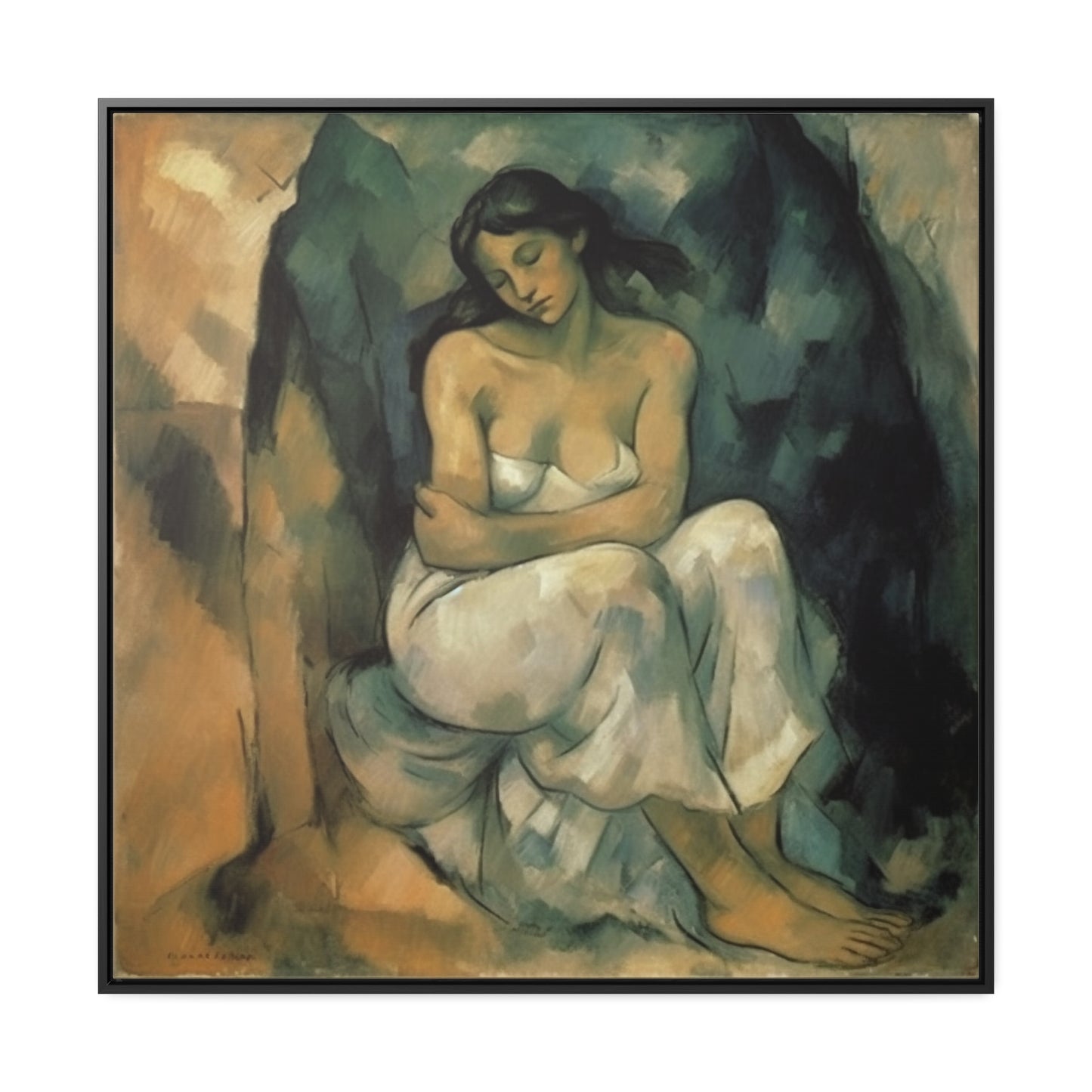 Women 6, Valentinii, Gallery Canvas Wraps, Square Frame