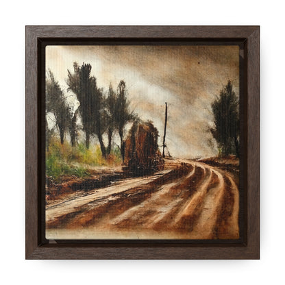 To the Rainy Land 7, Valentinii, Gallery Canvas Wraps, Square Frame