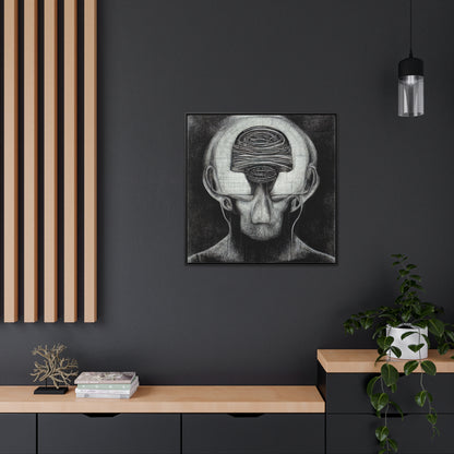 Brain 33, Valentinii, Gallery Canvas Wraps, Square Frame