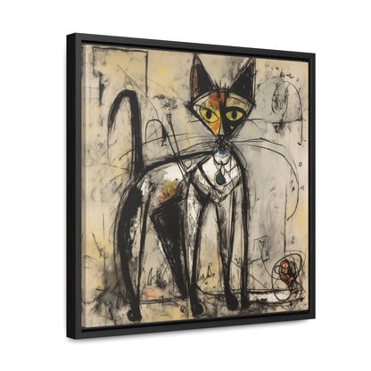 Cat 51, Gallery Canvas Wraps, Square Frame