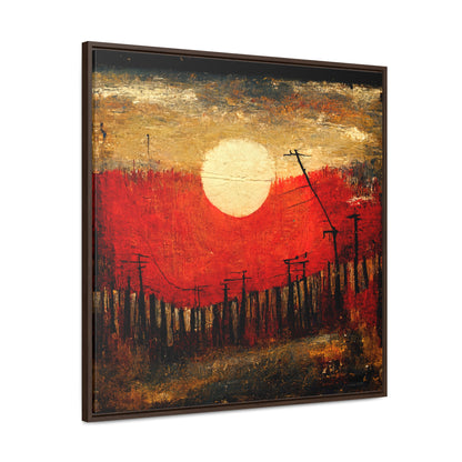 Land of the Sun 19, Valentinii, Gallery Canvas Wraps, Square Frame