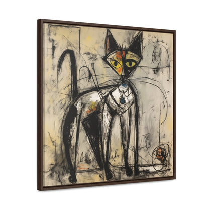 Cat 51, Gallery Canvas Wraps, Square Frame