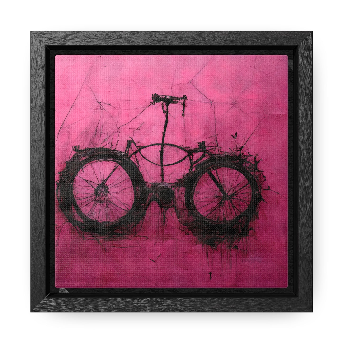 Bicycle 3, Valentinii, Gallery Canvas Wraps, Square Frame