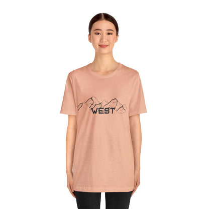 West, Unisex Jersey Short Sleeve Tee