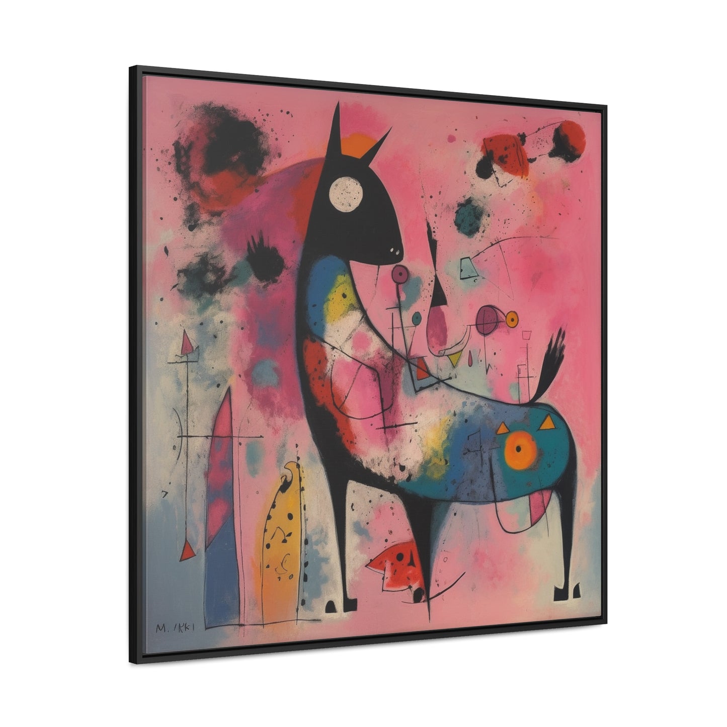 The Dreams of the Child 64, Gallery Canvas Wraps, Square Frame