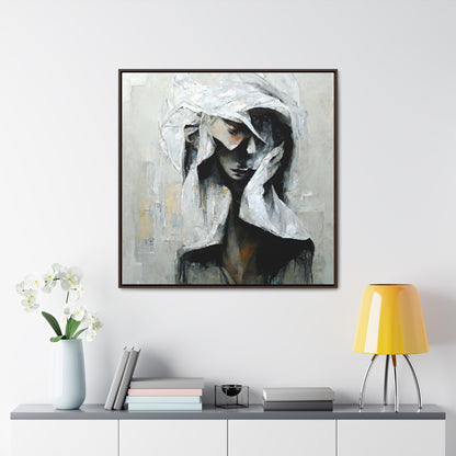 Forgotten face 3, Valentinii, Gallery Canvas Wraps, Square Frame