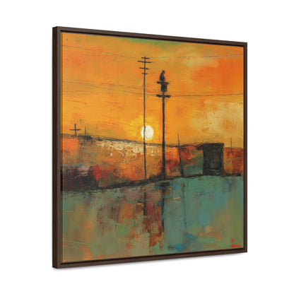 Land of the Sun 48, Valentinii, Gallery Canvas Wraps, Square Frame