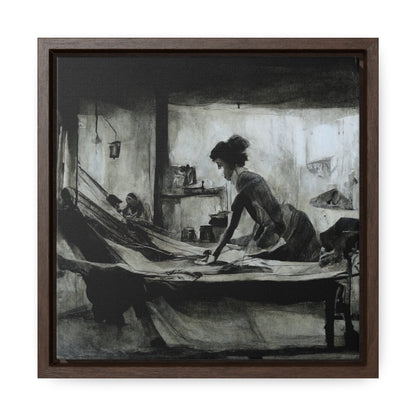 Domestic Memories 49, Valentinii, Gallery Canvas Wraps, Square Frame