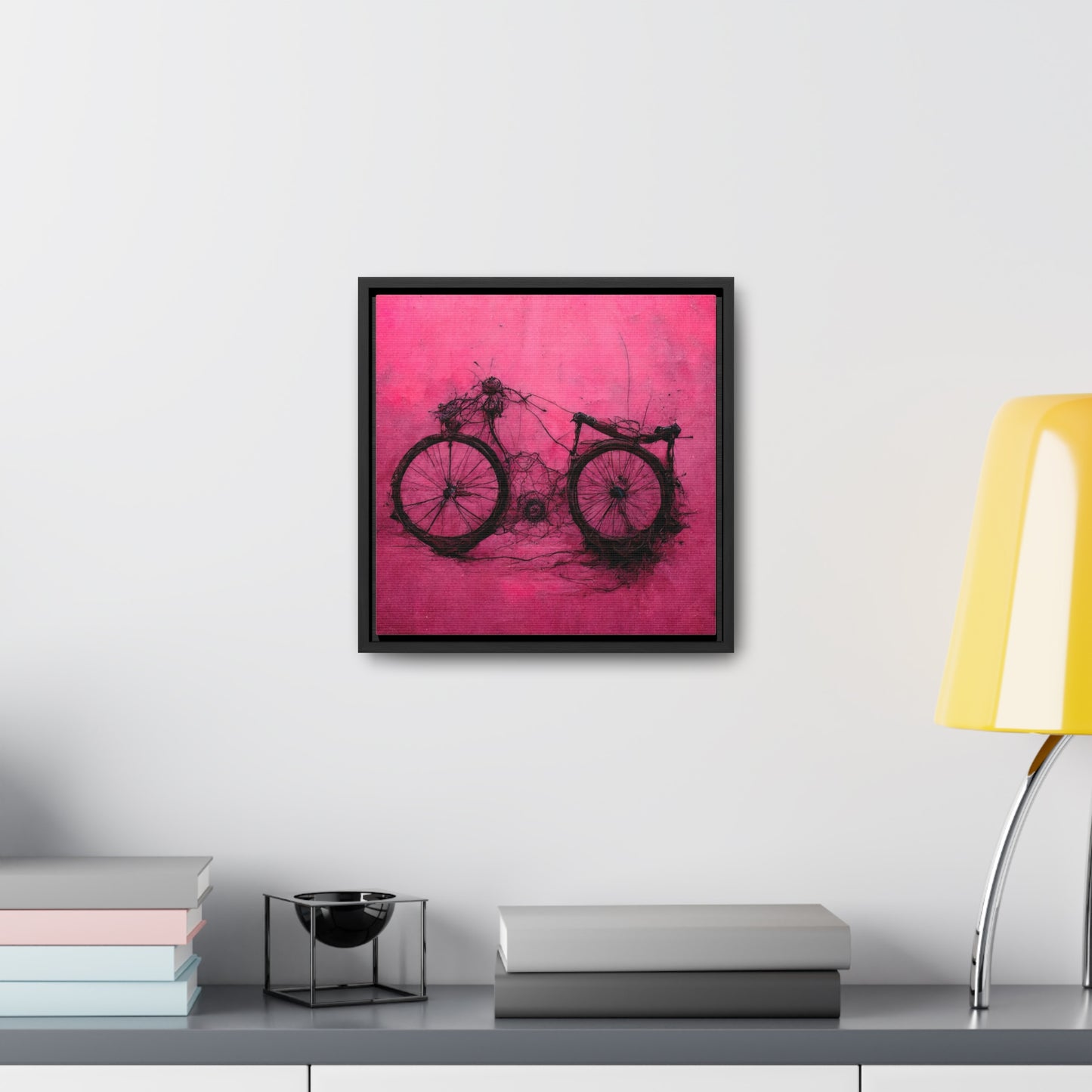 Bicycle 2, Valentinii, Gallery Canvas Wraps, Square Frame