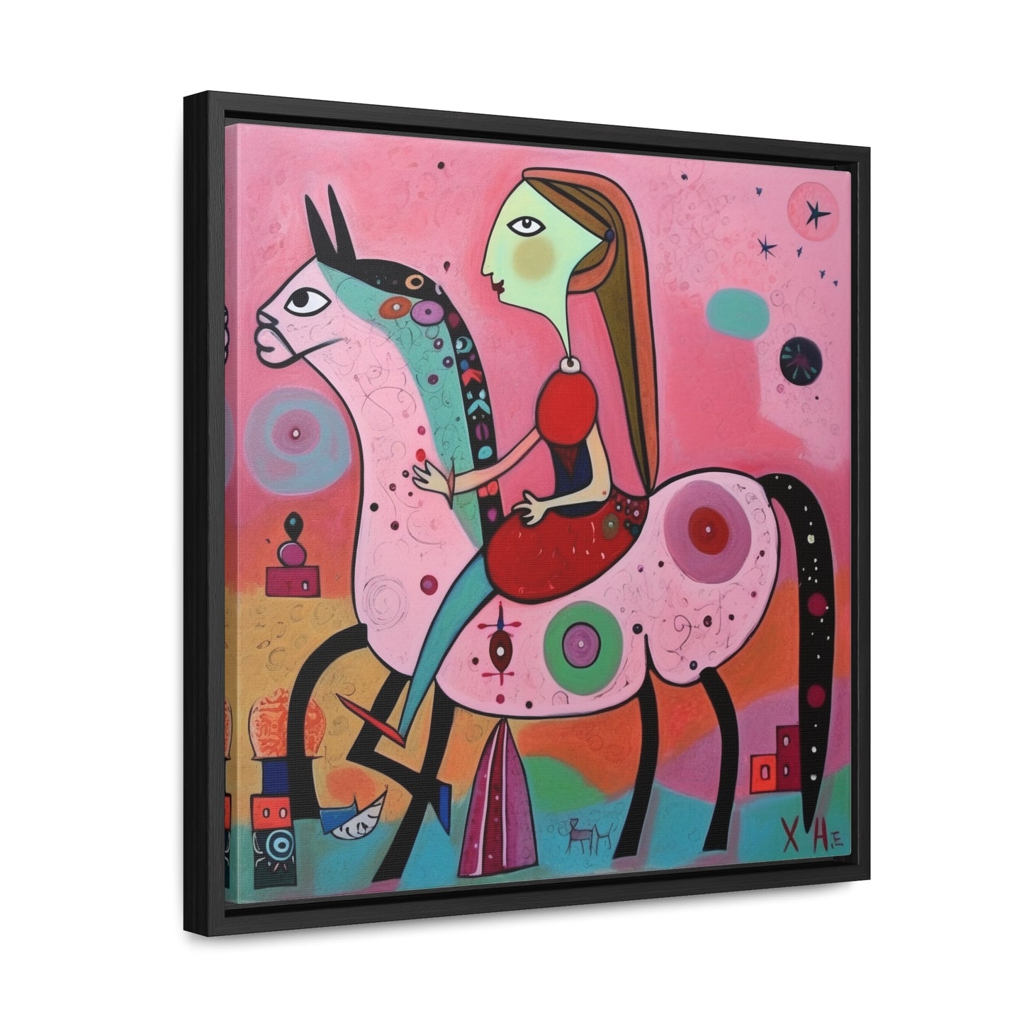 The Dreams of the Child 54, Gallery Canvas Wraps, Square Frame