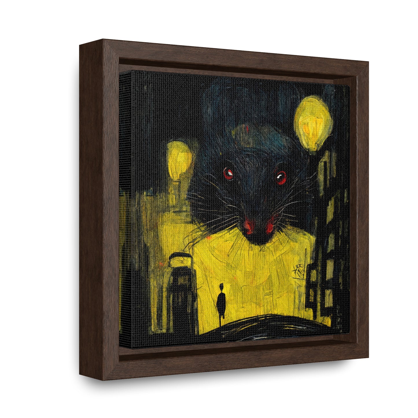 Urban Rat 8, Valentinii, Gallery Canvas Wraps, Square Frame