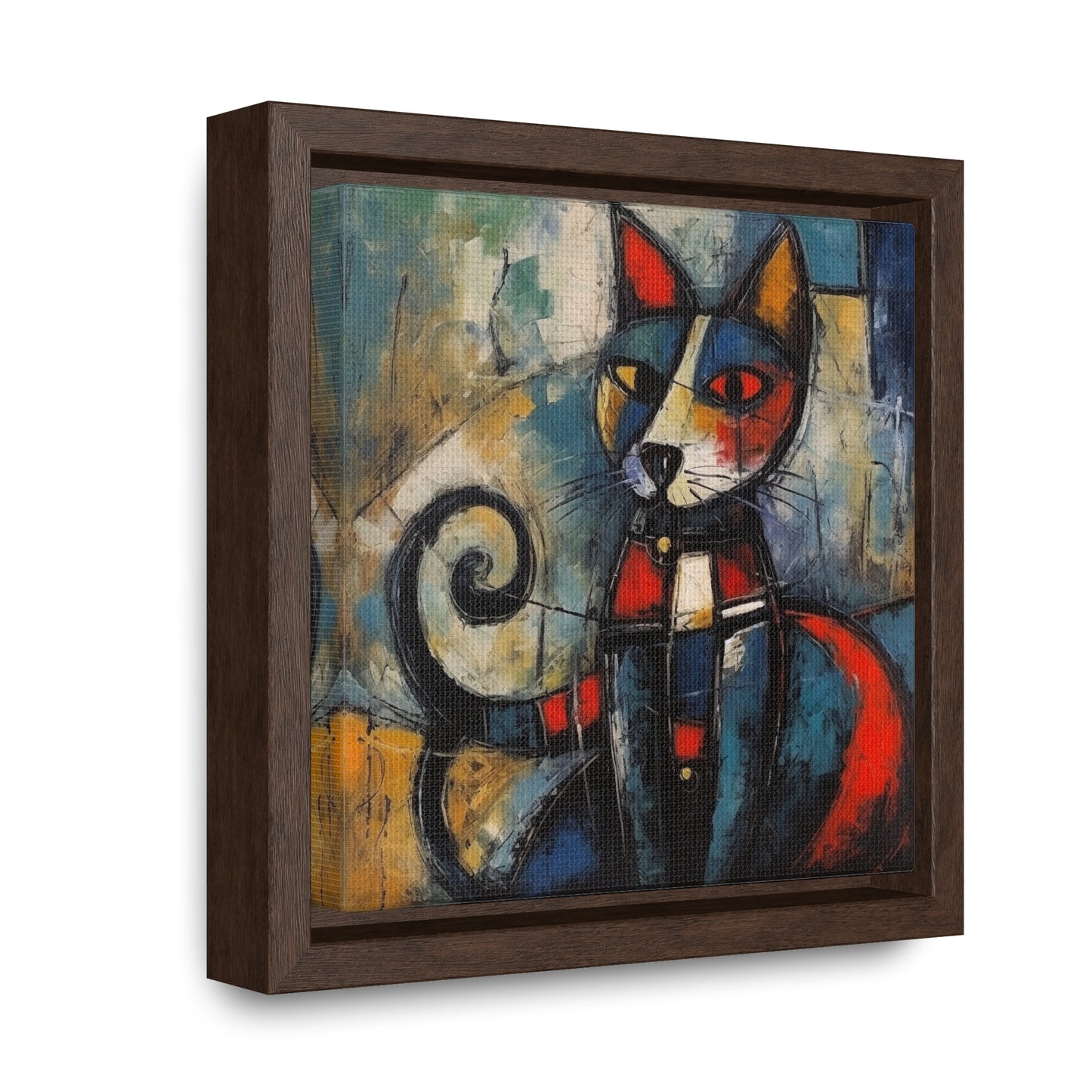 Cat 68, Gallery Canvas Wraps, Square Frame