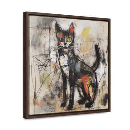 Cat 59, Gallery Canvas Wraps, Square Frame