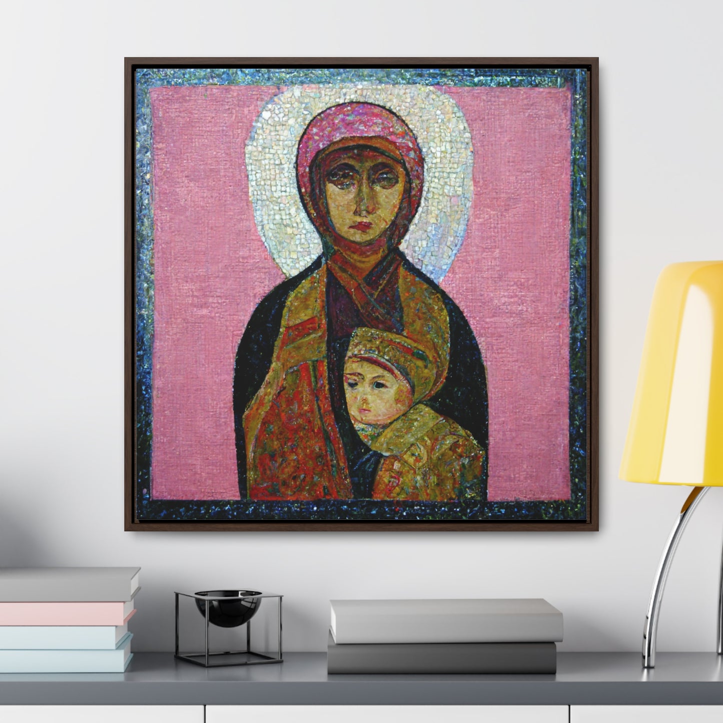 Mary and the Child 18, Valentinii, Gallery Canvas Wraps, Square Frame