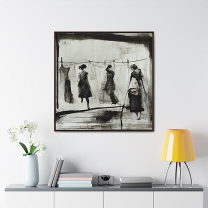 Domestic Memories 7, Valentinii, Gallery Canvas Wraps, Square Frame