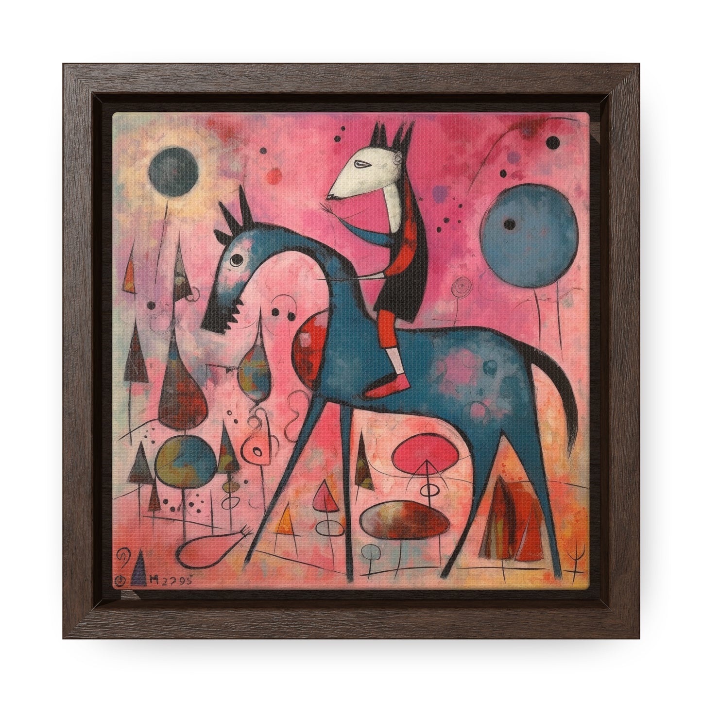 The Dreams of the Child 24, Gallery Canvas Wraps, Square Frame