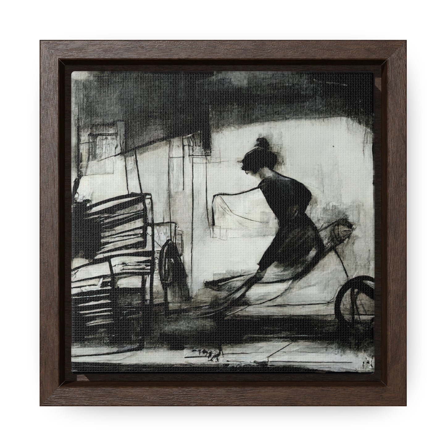 Domestic Memories 25, Valentinii, Gallery Canvas Wraps, Square Frame