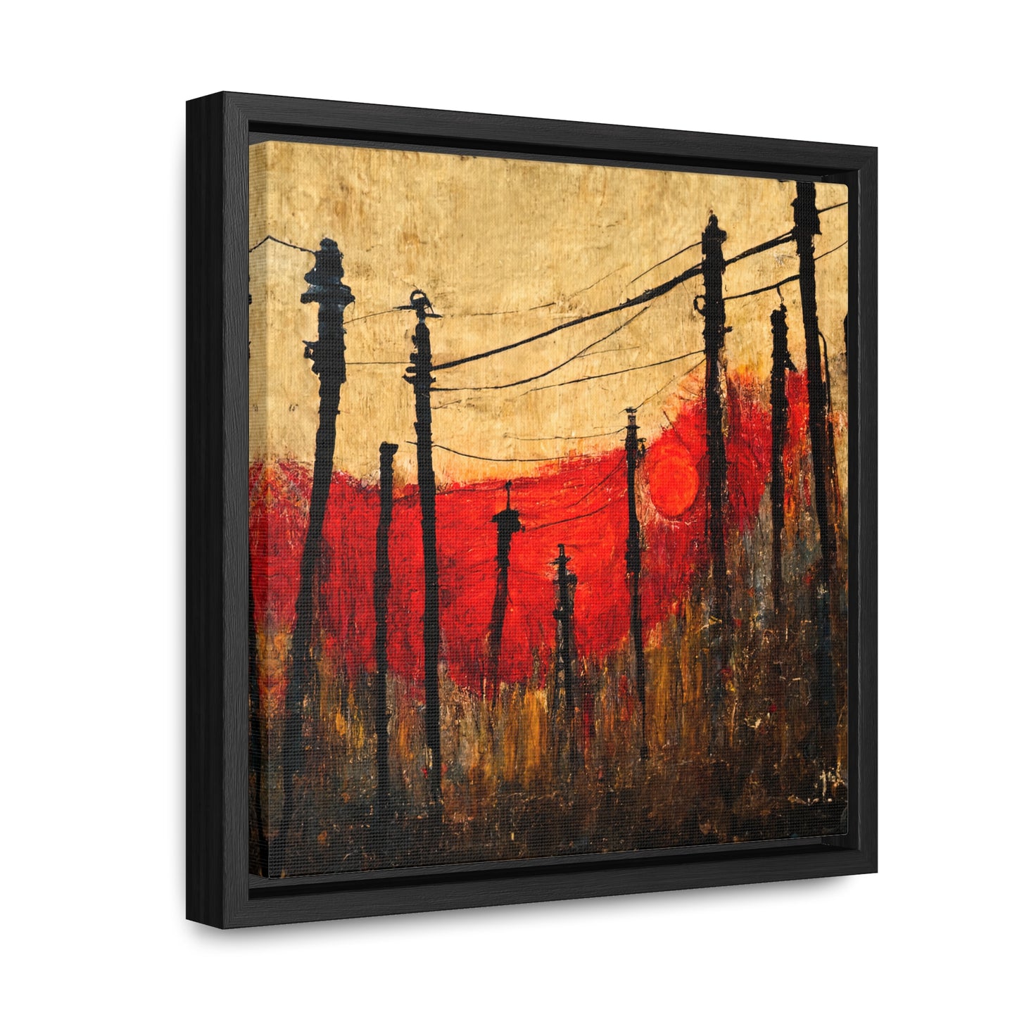 Land of the Sun 23, Valentinii, Gallery Canvas Wraps, Square Frame