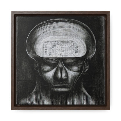 Brain 51, Valentinii, Gallery Canvas Wraps, Square Frame