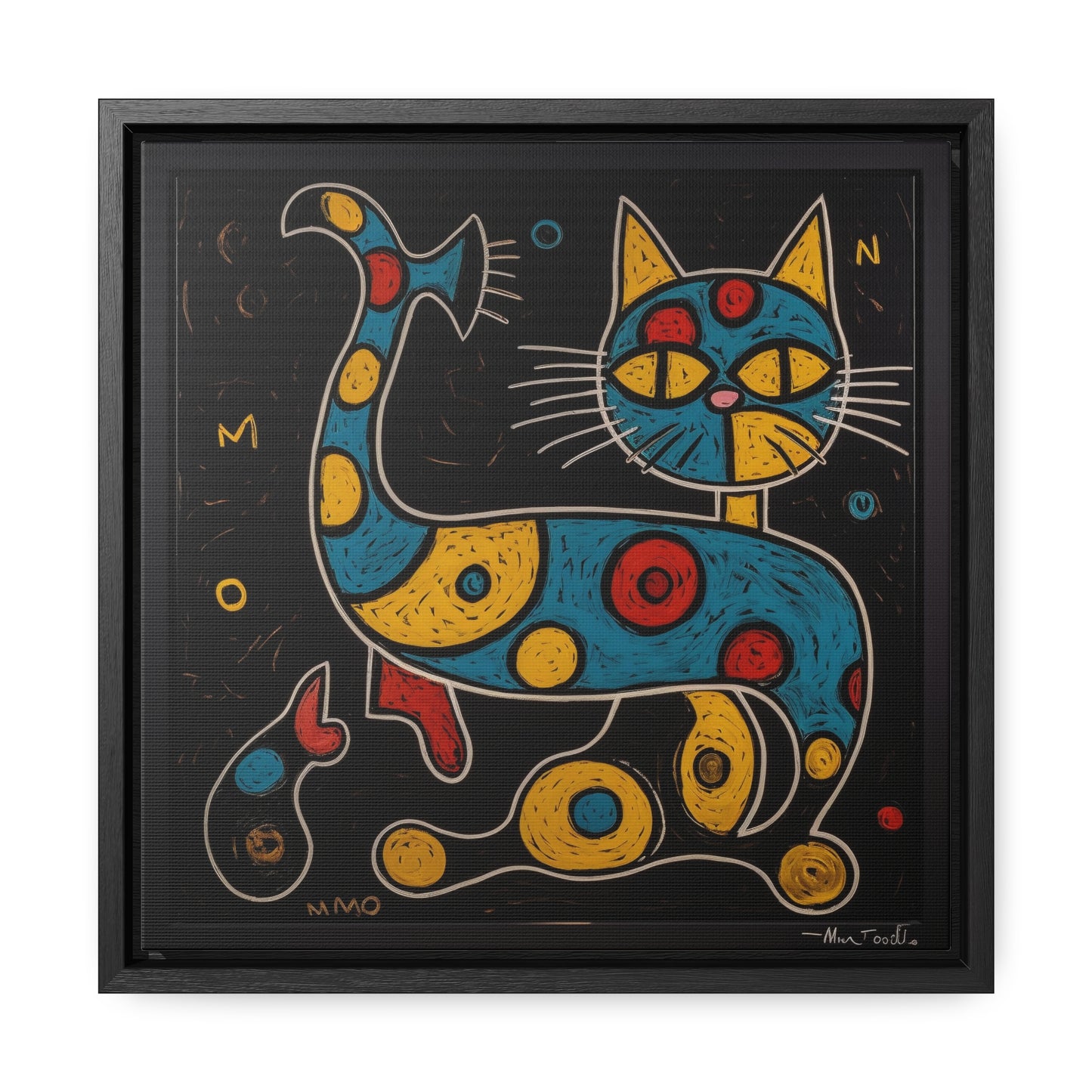 Cat 125, Gallery Canvas Wraps, Square Frame